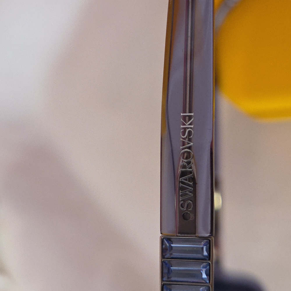 Swarovski Blue Sunglasses with Crystals - Picture 3 of 7